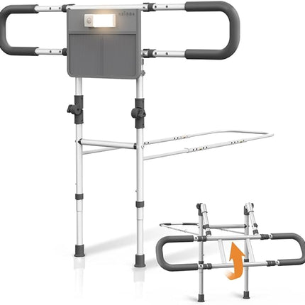 Agrish Bed Assist Rail With Light - Bargainwizz