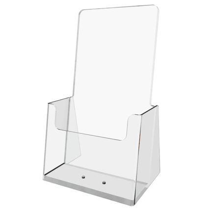 CLEAR BROCHURE HOLDER - Bargainwizz