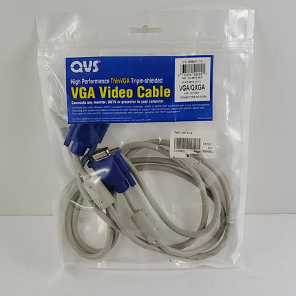 10' High Performance UltraThin VGA/QXGA HDTV/HD15 Cable - Bargainwizz
