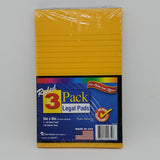 3-Pack Legal Note Pads