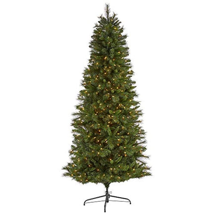 7.5' Pre-Lit Slim Virginia Pine Christmas Tree Clear Lights - Bargainwizz