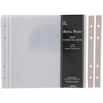 8" x 8" Album Refill Pages - Bargainwizz
