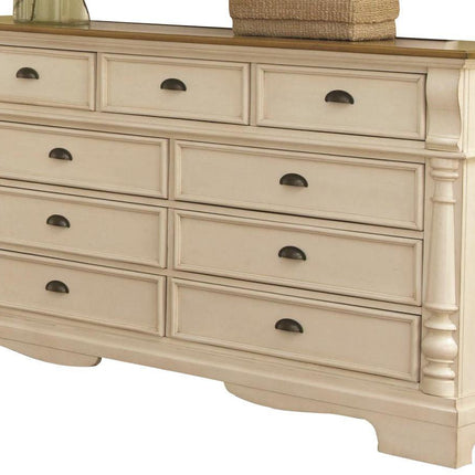 Coaster Home Furnishings Country Dresser, Oak and Buttermilk - Bargainwizz