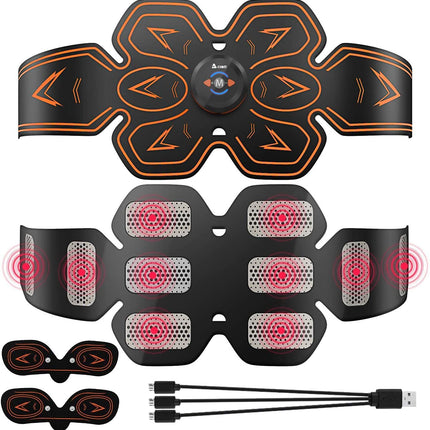 Action Electrostimulator Abdominal Belt, Professional EMS Muscle Stimulator - Bargainwizz