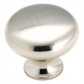 Amerock Cabinet Knob 1-3/16" Dia. Anniversary Nickel Finish 1-1/16" - Bargainwizz