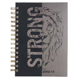 Be Strong Journal - Large Wire (Hardcover)
