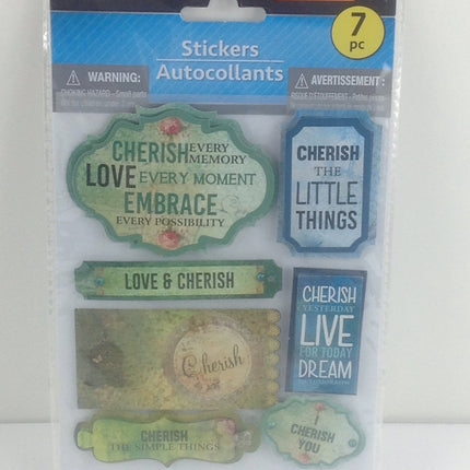 Crafter's Square Love Forever Theme Pop-up Sticker Sheet - Bargainwizz