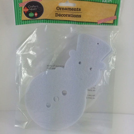 Crafter's Square Ornament Decoration Snowman - Bargainwizz