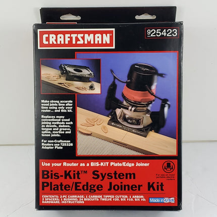 Craftsman Tools Router Bis-kit Plate Edge Joiner Kit - Bargainwizz