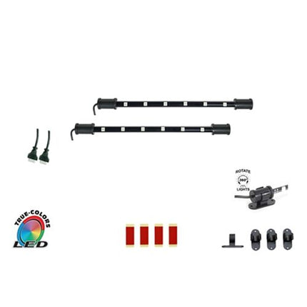 Cyron 2 x 9 Inch LED RGB Multicolor Replacement Expansion LED Light Bars - Bargainwizz