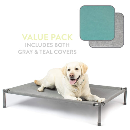 Deluxe Elevated Dog Bed, Medium - Bargainwizz