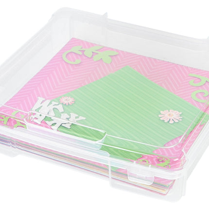 Double-Latch Plastic Project Case - 12x12" - Bargainwizz