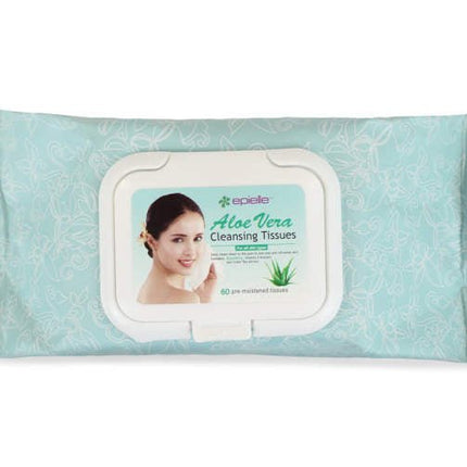Epielle Aloe Vera Cleansing Tissues 60 COUNT - Bargainwizz