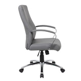 Executive Chair with Silver Accent - Bargainwizz