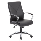 Executive Chair with Silver Accent