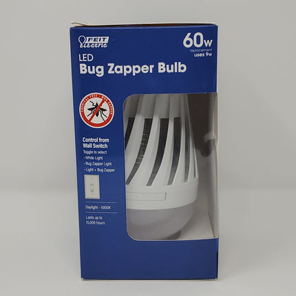 Feit Electric LED Bug Zapper Light Bulb - 2 in 1 UV Light Attracts And Zaps - Bargainwizz
