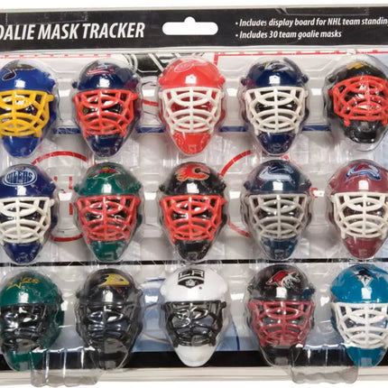 Franklin Sports NHL Micro Goalie Mask Standings Tracker - Bargainwizz