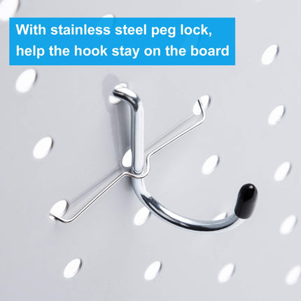 FRIMOONY Pegboard Hooks Assortment with Pegboard Bins, Peg Locks - Bargainwizz