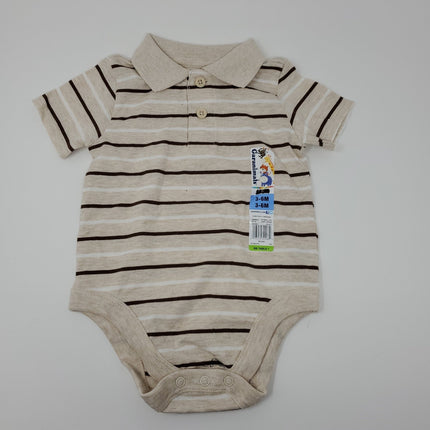 Garanimals Gr Bb Stripe Polo Creepe - Bargainwizz