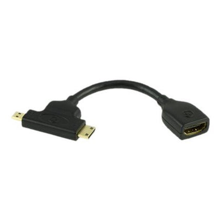 GE HDMI Adapter - Female 19-pin HDMI to Male 19-pin Mini HDMI - Bargainwizz