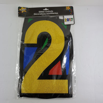 Glitter Graduation Party Sign, 14" - Bargainwizz