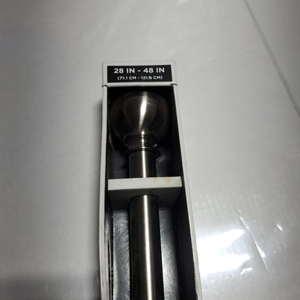 Gunmetal Drapery Rod Set - Bargainwizz