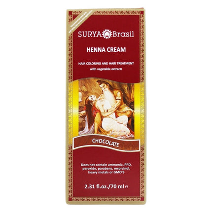 Henna Cream Hair Chocolate Color - Bargainwizz