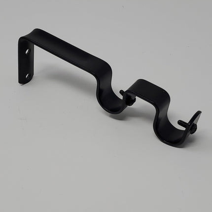 IKEA Black Double Curtain Bracket - Bargainwizz