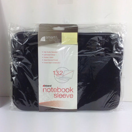 Inland 13.2" Neoprene Laptop Sleeve - Black - Bargainwizz