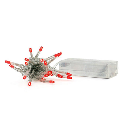LED Mini Lights Red Indoor 20 Lights Christmas (Battery Operated) - Bargainwizz