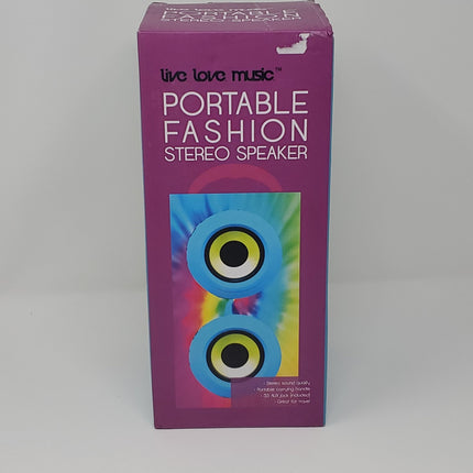 Live Love Music Portable Fashion Stereo Speaker Damask - Bargainwizz