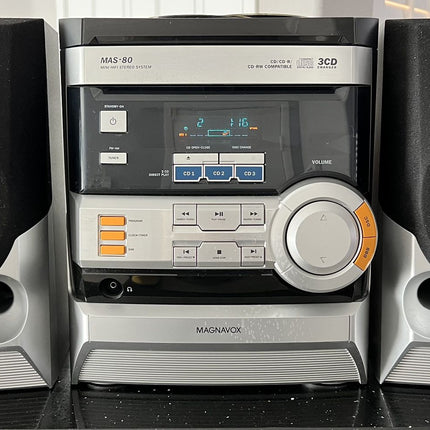 Magnavox MAS-80 Bookshelf Stereo - Bargainwizz