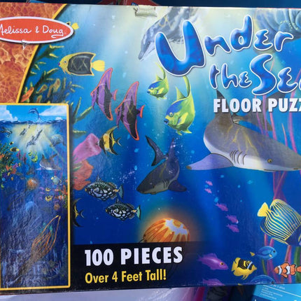 Melissa and Doug Kids Puzzle, Under the Sea 100-Piece Floor Puzzle - Bargainwizz