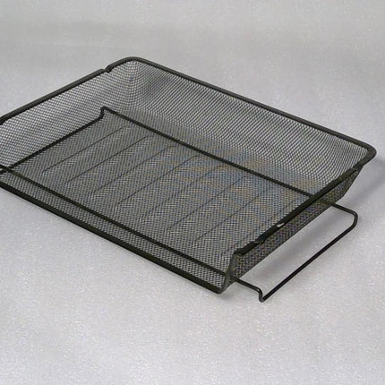 Mesh Stacking Side Load Wire Letter Tray - Bargainwizz
