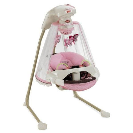 Mocha Butterfly Cradle Swing - Bargainwizz