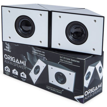 Origami Aux-in Speaker by Bass Jaxx - Bargainwizz