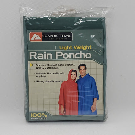 Ozark Trail Waterproof Rain Poncho - Bargainwizz