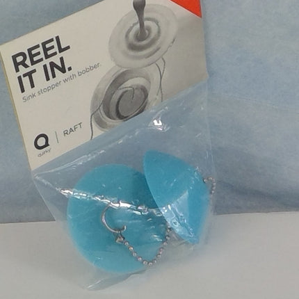 Q Quirky Raft Reel It In Sink Stopper With Bobber - Bargainwizz