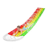 Rainbow Cloud Inflatable Water Slide Pool