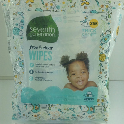 Seventh Generation Free & Clear Baby Wipes - Bargainwizz