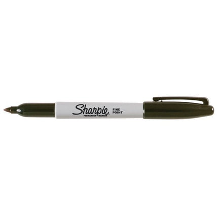 Sharpie Permanent Marker Fine Point Black - 5 Count - Bargainwizz