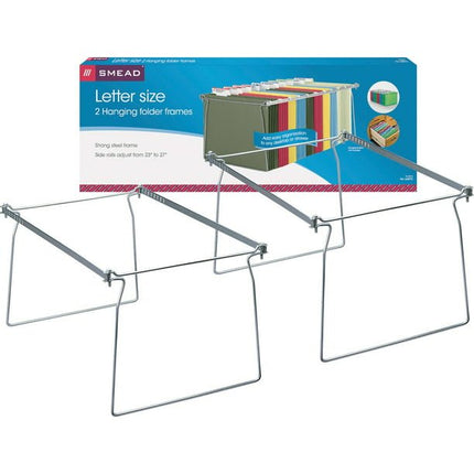 Smead Hanging File Folder Frame Steel Letter Size 2 Per Pack - Bargainwizz
