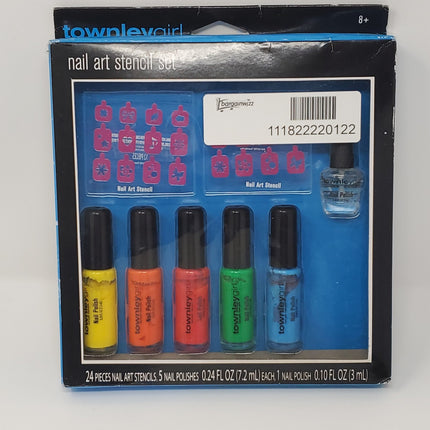Townley Girl Nail Art Stencil Set - Bargainwizz