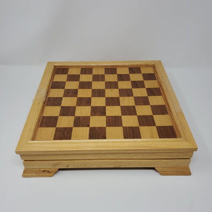 Travel Chest and Checker Game - Bargainwizz