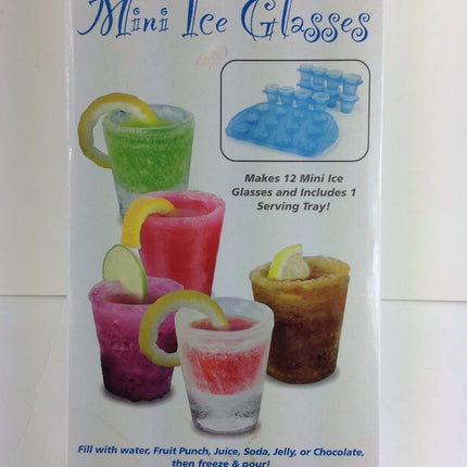 Urban Trend 10313 12 Mini Ice Glasses with Serving Tray - Bargainwizz