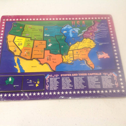 USA 16 Piece Wooden Puzzle For Kids - Bargainwizz