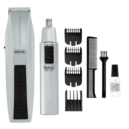 Wahl Beard Trimmer for Men - Battery Operated Facial Hair Grooming Set - Bargainwizz