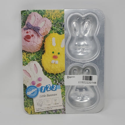 Wilton 1 2 3 Little Bunnies Cake Pan (Pan Makes 4 Rabbit Cakes) - Bargainwizz