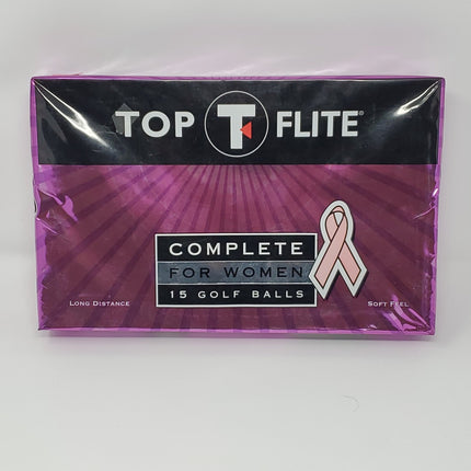 Women's Soft Feel Golf Balls - Top Flite Complete (15 Pack) - Bargainwizz