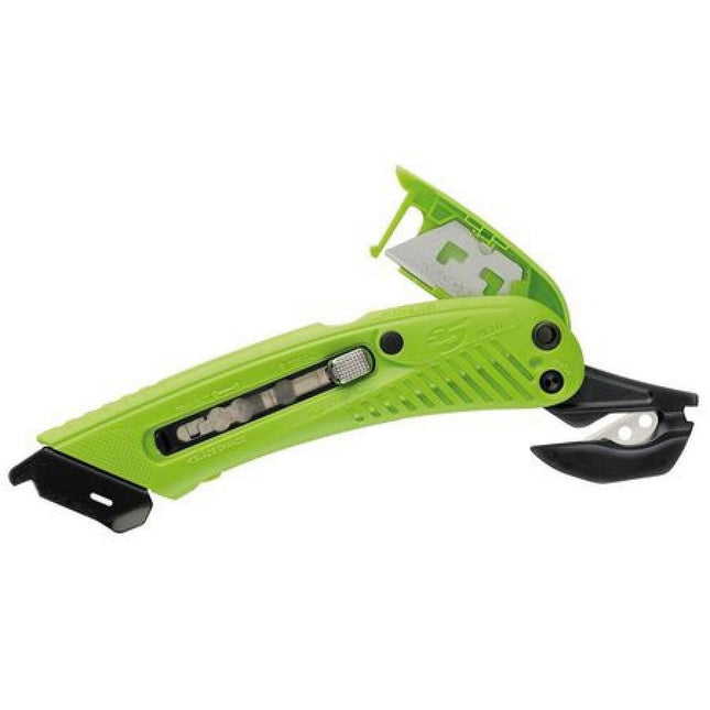 PHC Pacific Safety 3 Position Box Cutter Green (Utility Knife) - Bargainwizz